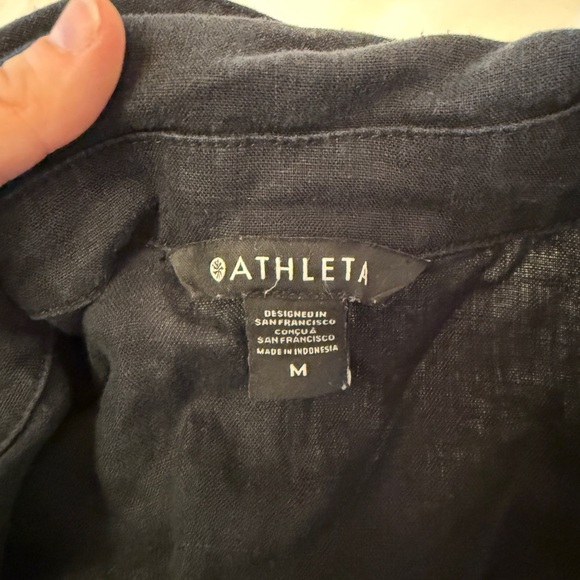 Women’s black cotton Athleta Romper - Picture 4 of 4